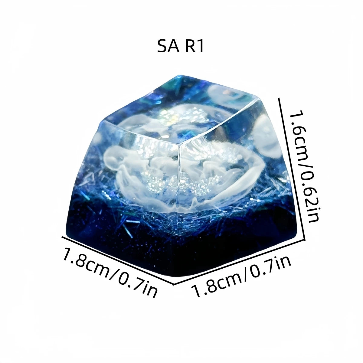 3D Resin Artisan KeyCaps Transmission Custom Keycaps for Mechanical Keyboard Accessories