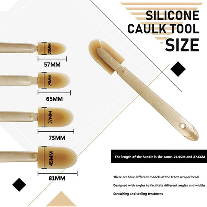 Rubber Caulking Tool Kit Caulk Finishing Tool Multifunctional Grout Sealant Caulking Smoothing Tool For Kitchen Bathroom Window