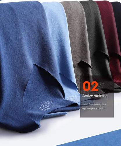 Mens Underwear 37° Heating Fiber Plus Velvet Seamless Vest Men's Winter Slim Warm Bottoming Shirt Men's Speed Thermal Underwear