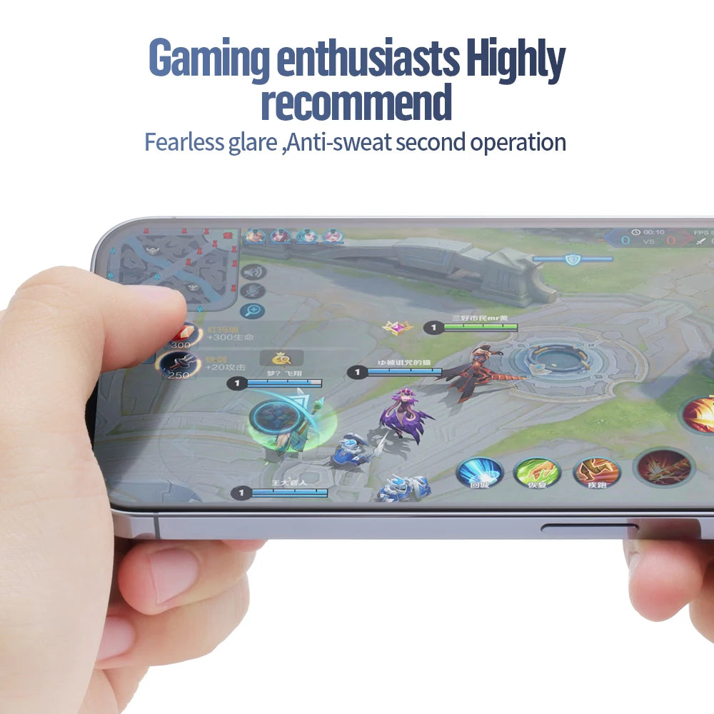 Blueo For iphone 15 pro Screen Protector  Ultra Clear AR Anti-Reflective Tempered  For iPhone 15 Pro Max Screen Protector