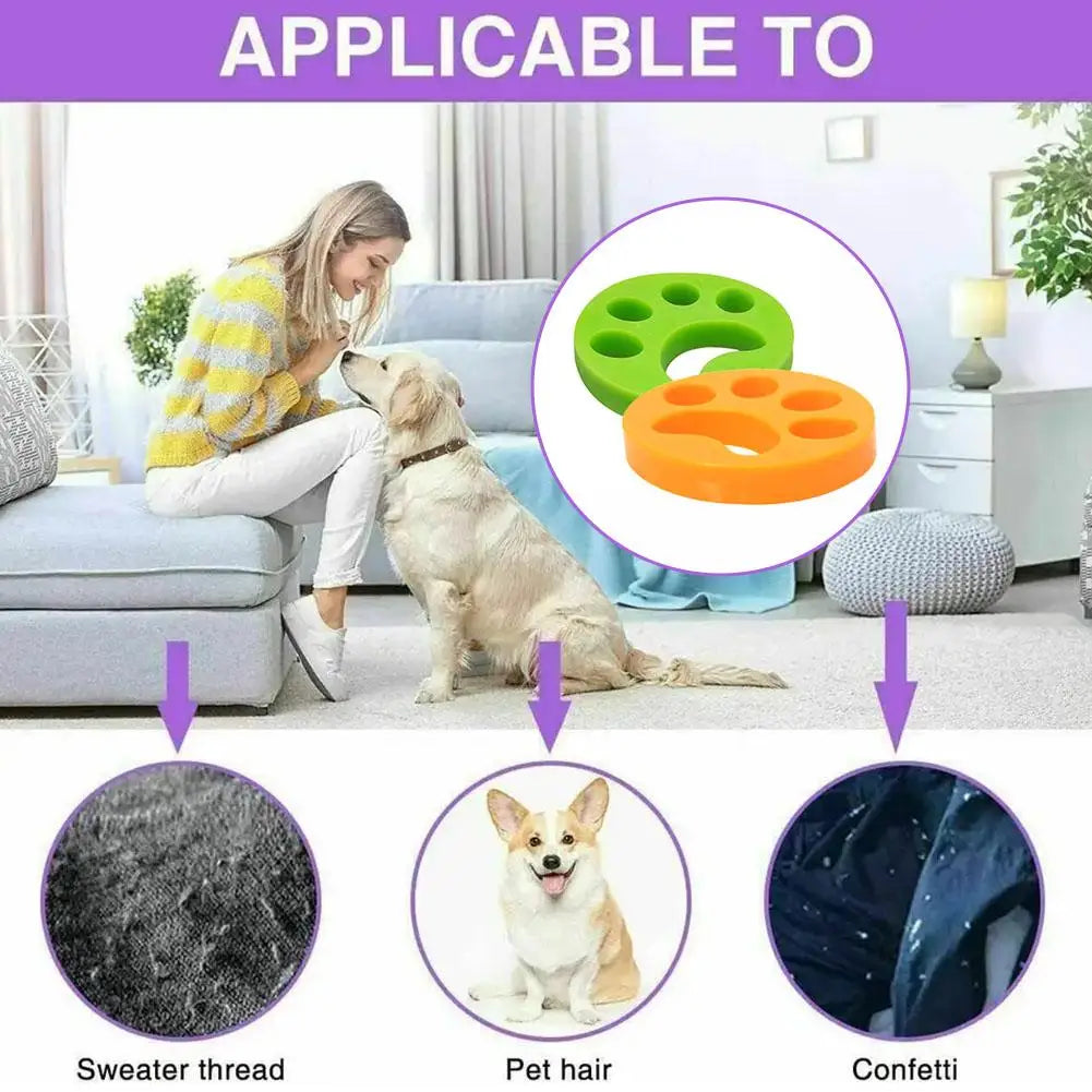Cat's Paw Hair Remover For Washing Machine Pet Fur Lint Catcher Hair Removal Filter Balls Reusable Cleaning Laundry Accessories
