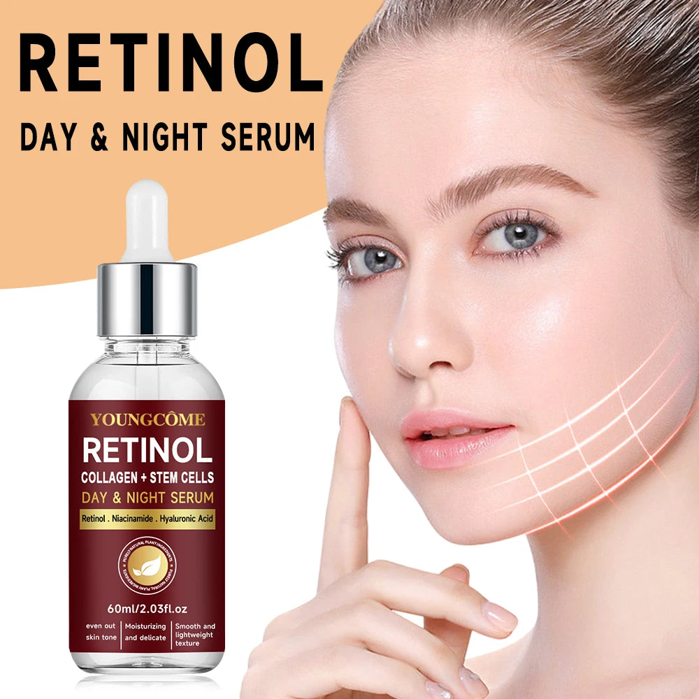 Retinol Day & Night Serum Face Serum Liquid Serum For Face Hyaluronic Acid Moisturizing Nourishing Skin Care Product  Korea 2025