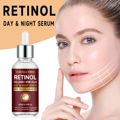 Retinol Day & Night Serum Face Serum Liquid Serum For Face Hyaluronic Acid Moisturizing Nourishing Skin Care Product  Korea 2025