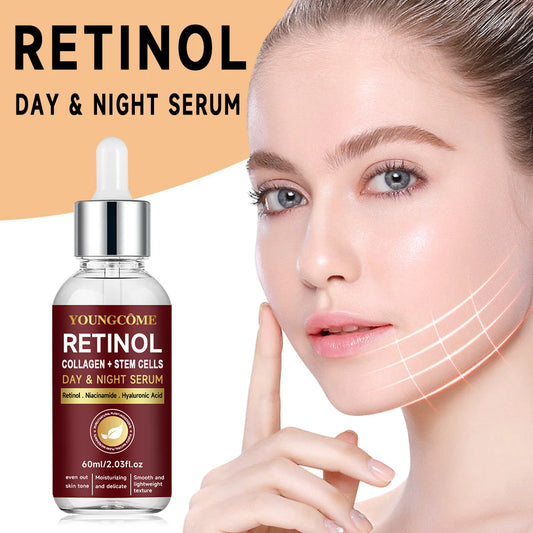 Retinol Day & Night Serum Face Serum Liquid Serum For Face Hyaluronic Acid Moisturizing Nourishing Skin Care Product  Korea 2025