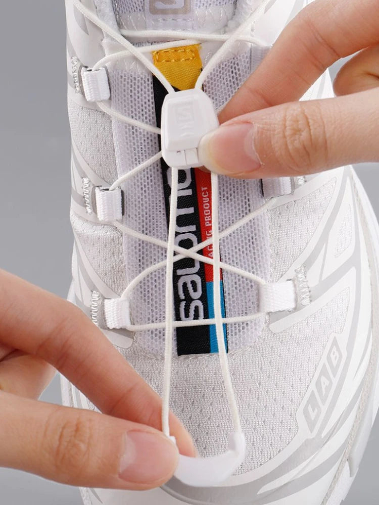 New Quick Lace Kit No Tie Round Tennis Shoe Laces Without Ties Adult Kids Quality Running Sneakers Shoelaces for Shoe Accessorie