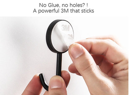 Gold Robe Hook Space Aluminum Wall Mounted Adhesive Hat Key Hooks Coat Towel Holder Home Decor For Kitchen Bathroom Hardware