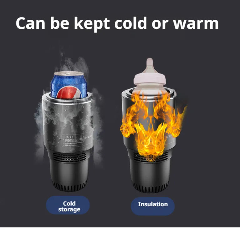 Car Hot Cold Cup Smart Quick Cooling Cup Warm Milk Cup Car Heater Car Hot Cold Cup Heater