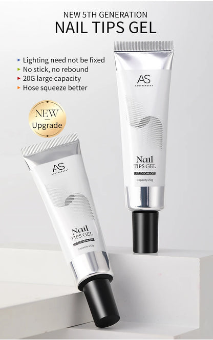 Solid Nail Glue Nail Tips Gel for Press On Nails Super Strong Nail Adhesive For Artificial Fingernail Durable And long Lasting