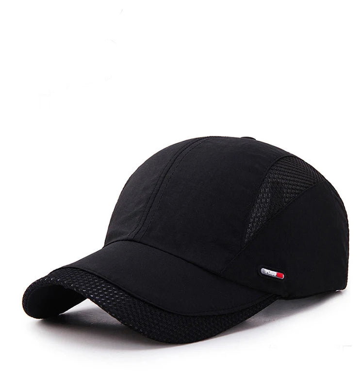 Summer Outdoor Sports Quick-Drying Mesh Baseball Cap Yuda Men Cap Simple Solid Color Hat