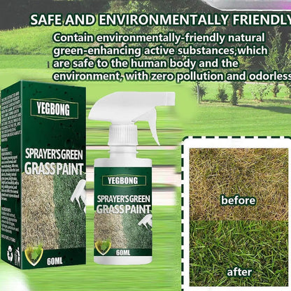 60ml Green Lawn Spray Lawn Maintenance Premium Grass Dye for Yard Garden