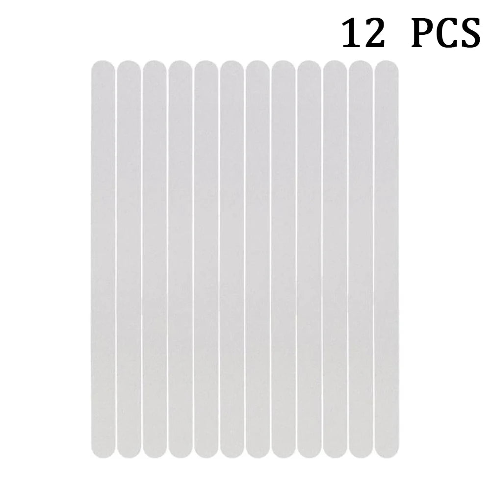 Anti-slip Strips Bathtub Shower Mat Non Slip On Tiles Grip High Quality PEVA Safety Tape 12PCS White Anti Slip