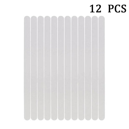 Anti-slip Strips Bathtub Shower Mat Non Slip On Tiles Grip High Quality PEVA Safety Tape 12PCS White Anti Slip