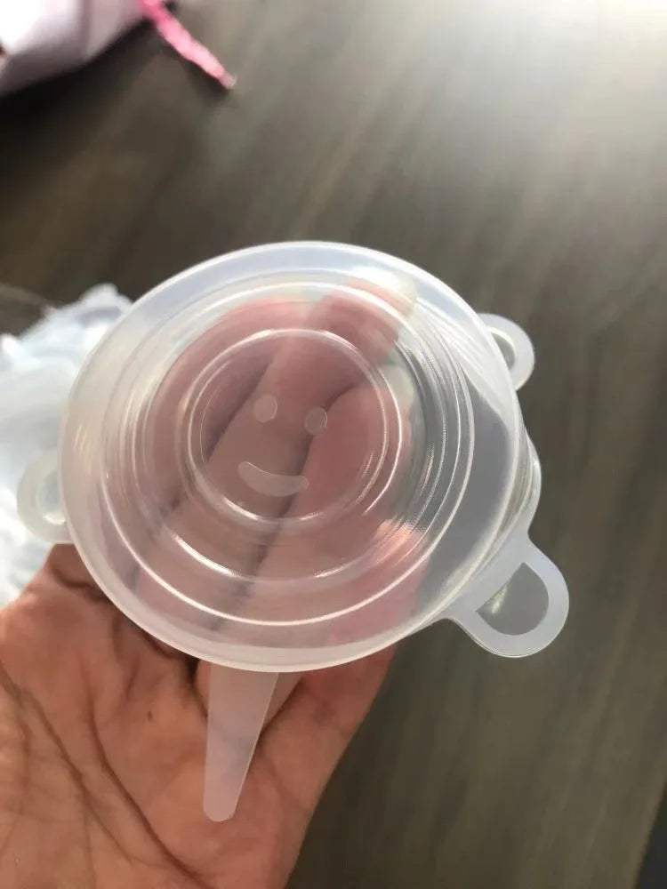 Silicone Cover Stretch Lids Reusable Airtight Food Wrap Covers Keeping Fresh Seal Bowl Stretchy Wrap Cover Kitchen Cookware