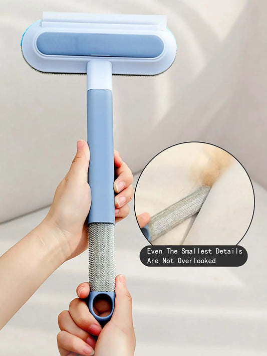 Multifunctional Pet Hair Remover Brush with Long Handle – Window Cleaning & Pet Fur Removal Tool for Cats and Dogs