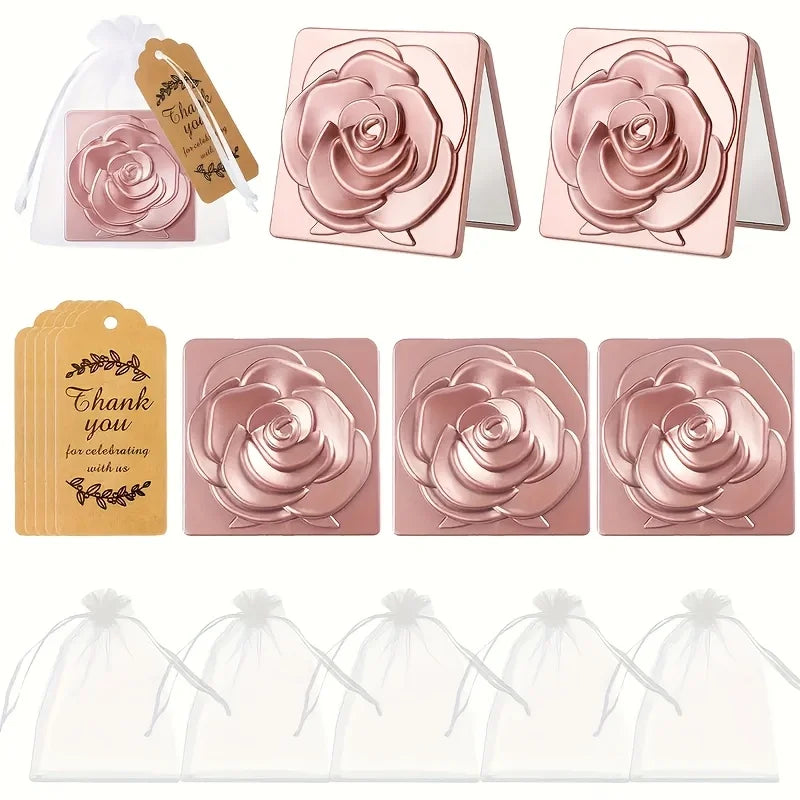 15 Pieces for Girls Party, Favorite Girl Makeup Party, Favorite Party Supplies Set, Foldable Mirror Comb, Best Choice for Party