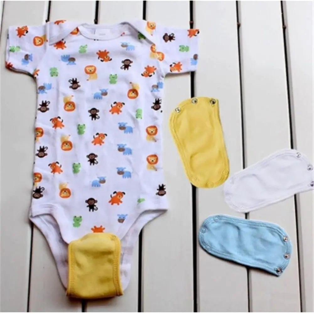 1PC Jumpsuit Pads Lovely Baby Boys Girls Kids Romper Partner Super Utility Bodysuit Diaper Romper Lengthen Extend Film