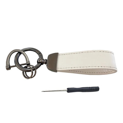 For AUDI A4 b8 b9 b6 b7 Auto accessories Multifunctional keychain leather keychain metal gift