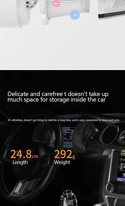 Vacuum Cleaner Mini Car Cleaning Powerful Suction Handheld Car Vacuum Cleaner Rechargeable for Car and Home Auto Vacuum Cleaner