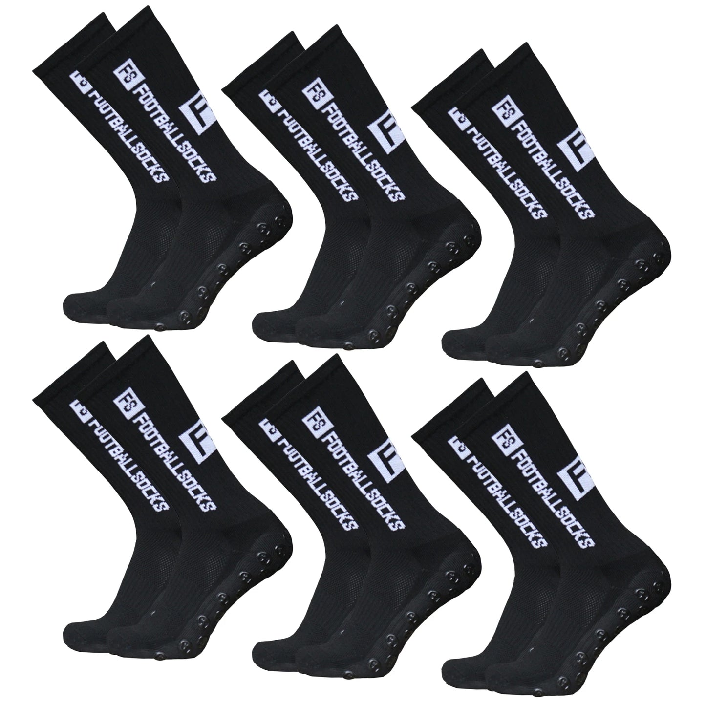 Lixada Outdoor Sports Running Socks Stretcy Socks Athletic Football Soccer Socks Anti-Slip Socks with Grips
