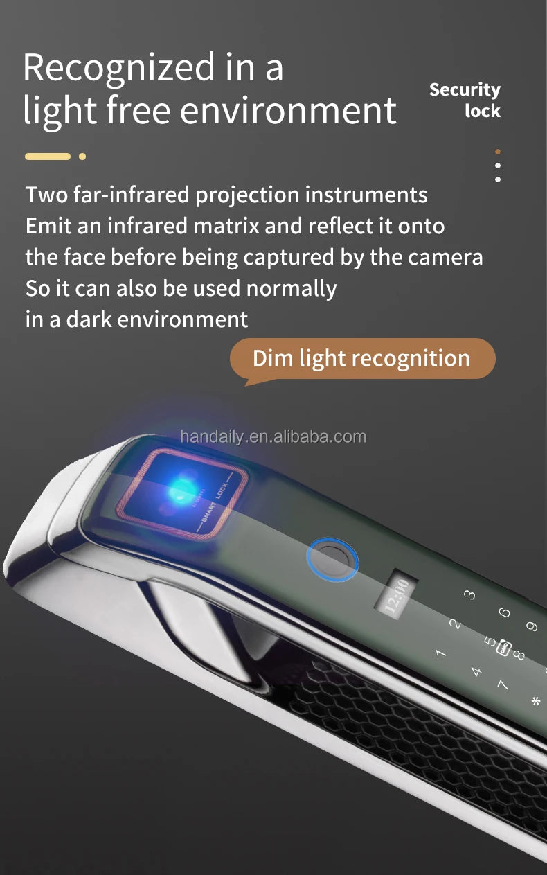 Usmart Go Smart Door Lock  Fingerprint Intelligent Digital Support Real Time Video Intercom Function Smart Door Lock