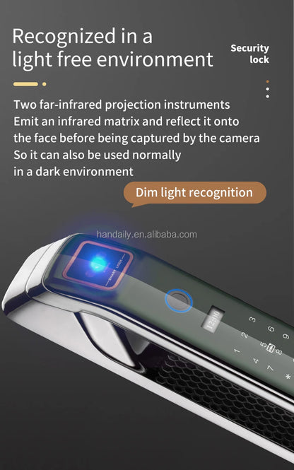 Usmart Go Smart Door Lock  Fingerprint Intelligent Digital Support Real Time Video Intercom Function Smart Door Lock