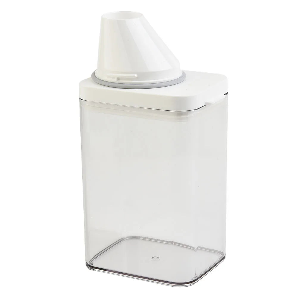 1PC High Quality Laundry Detergent Dispenser For Laundry Detergent Powder Kitchen Plastic Airtight Food Storage Containers