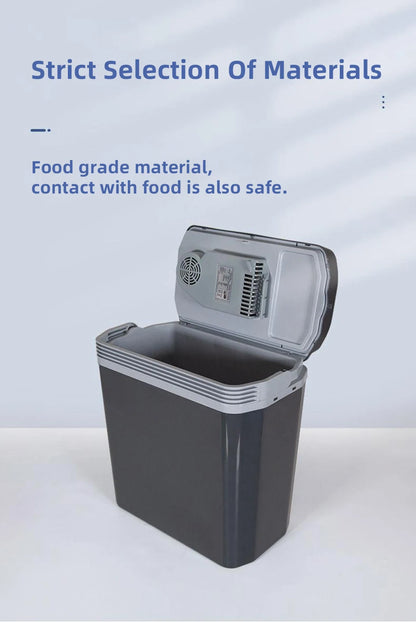 24L Car Refrigerator 12V 220V Heat Cool Mini Electric Equipment For Cars Compressor Box  Fridge Electric Devices Nest Freezer