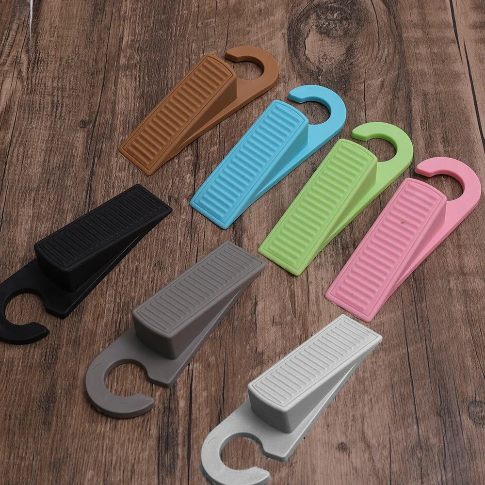 Door Stopper Floor Slanted Wedge Floor Stackable Stops Indoor Door Stopper Duty Rubber Floor Stop Prevents Doors From Closing