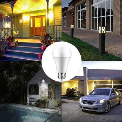 IP44 9W 12W 15W LED Dusk to Dawn Light Bulb E27 Smart Light Sensor Bulbs 110V 220V LED Night Light Automatic Indoor/Outdoor Lamp