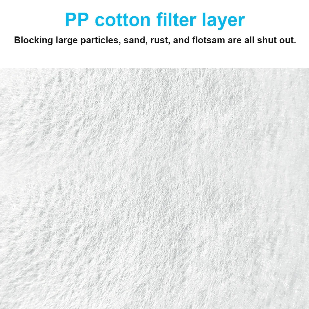 6pc Water Filter Cartridge Household Kitchen Water Purification Filter Water Limescale Activate Carbon Water Filter