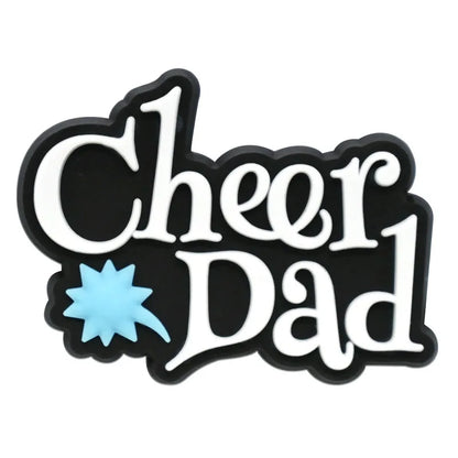 Cute Cheerleading Shoe Charms Decoration for Crocs Pin Accessories Charms Bracelet Wristband DIY Shoe Party Gifts