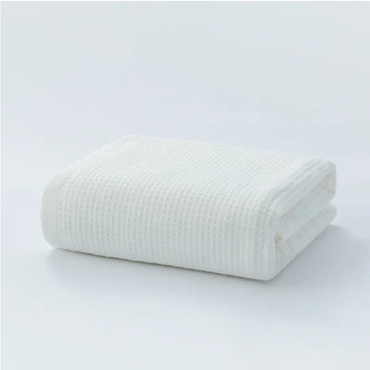 100% Cotton Double Layer Waffle Terry Bath Towel Soft Shower Towels Beach Towels Home Bathroom Towel For Adults