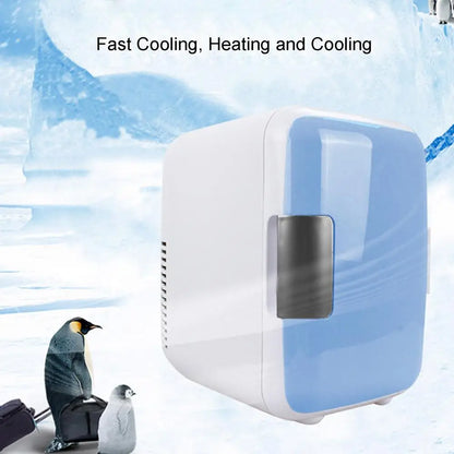 4L Car Refrigerator Portable MINI Fridge 12V cooling / heating Freezer Food Drinke Cooling Storage Box Container auto Refrigerat