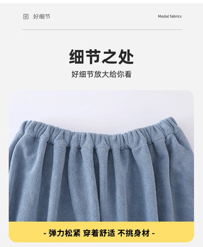 Men can wear a shower skirt soft skin absorbent quick drying bath towel wear and take off convenient bath home bath skirt beach