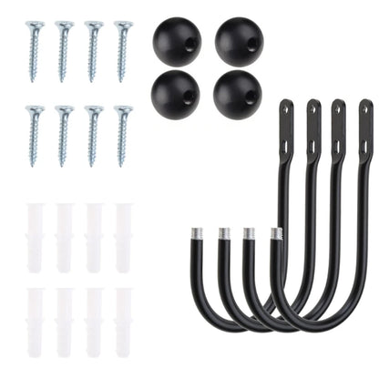 Curtain Holdback Hooks Wall Mounted Curtain Tieback Hook Decorative Window Curtain Holdbacks Drapes Curtain Holder DropShipping