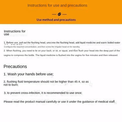 Portable Bidet for Women and Men Suitable for Pregnant Women and the Elderly Lying-in Perineum Body