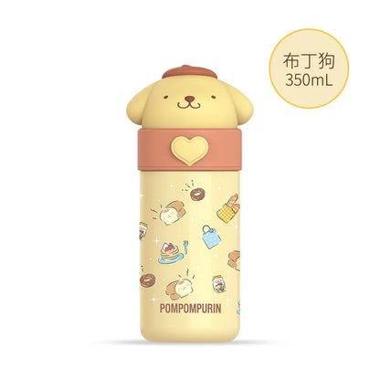 Cartoon Insulated Cup With High Appearance Children'S Water Cup Cute And Portable Student Food Grade Insulated Water Cup Gift