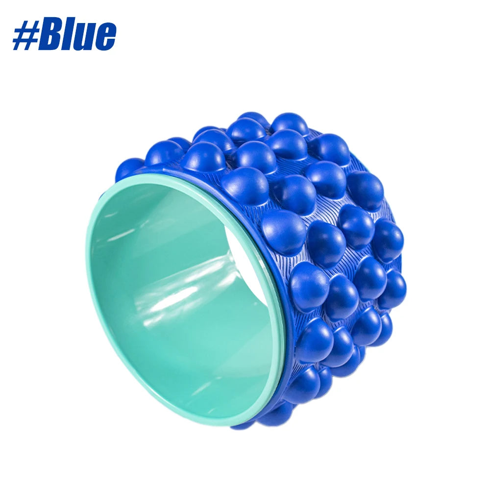 Back Roller Massager, Deep Tissue Massage Tools, Myofascial Release Trigger Point Yoga Wheel Foam Roller for Muscle Pain Relief