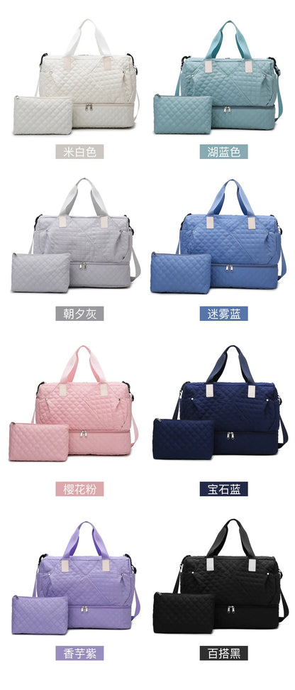 Large Capacity Travel Bags Luggage Organizer Bag Handbag Waterproof Portable Foldable Travel Clothes Storage Bag Shoulder Bags