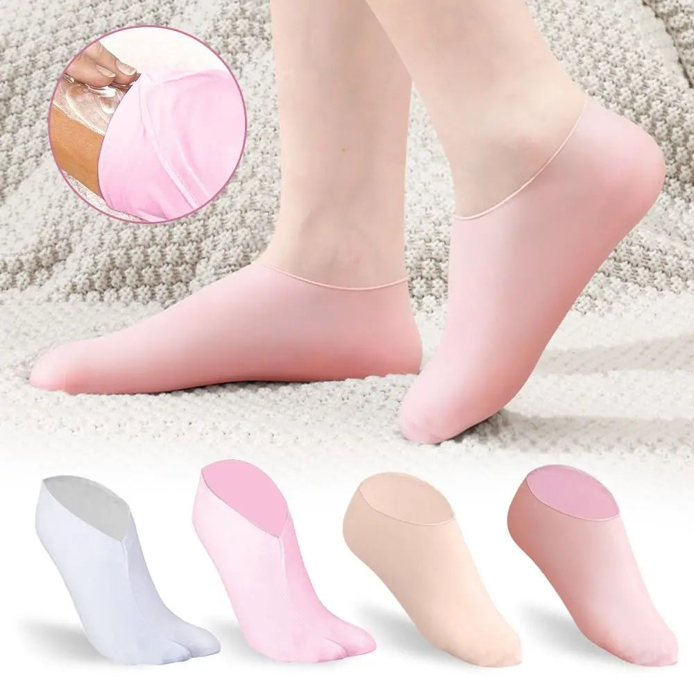 Repair Silicone Moisturizing Socks Remove Dead Skin Anti Cracking Skin Care Socks Pain Relief Exfoliating Foot Care Tool