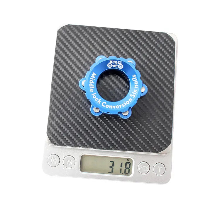 MUQZI Center-Lock Hubs To 6-Bolt Disc Brake Rotor Adapter Hubs Centerlock Converting Mount Adapter