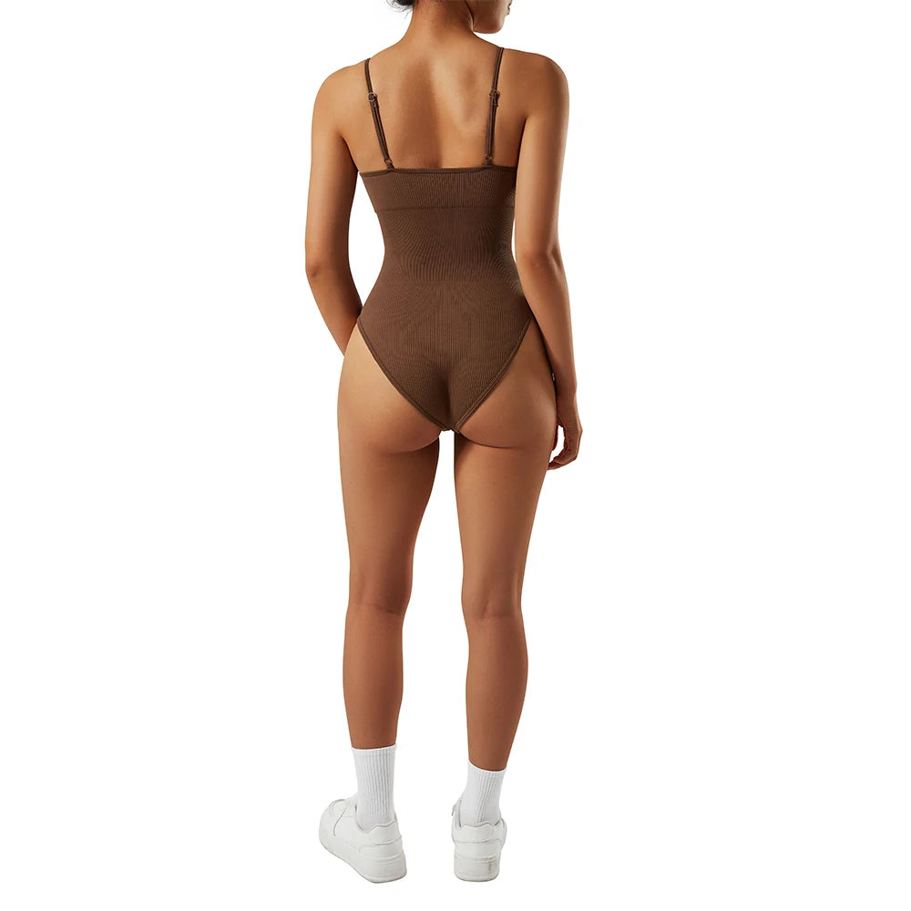 Shapewear Women Bodysuits Underwear Slimming Bodysuit Women Sexy  Body Shaper Strap High Girdle Slimming Sheath Tummy Shapewear