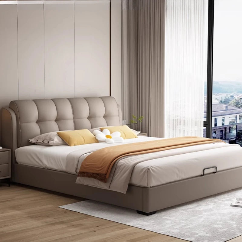 Organizer New Chinese Bed Massage Frame Double French Nordic Beds Cheap Aesthetics Fashionable Designer Wood Muebles Furniture