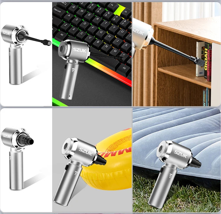 SZUK 985000PA Car Vacuum Cleaner Wireless Mini Handheld Strong Suction Cleaning Machine Portable Vacuum Cleaner for Car Home