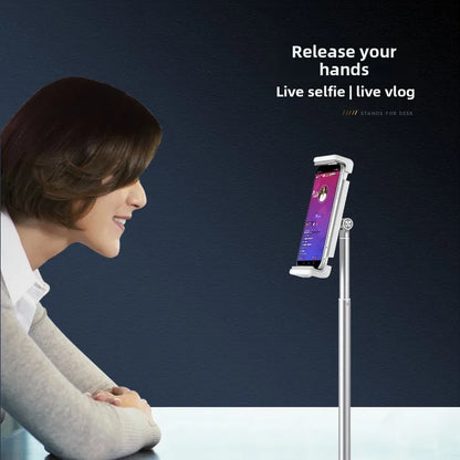 Sturdy Tablet Stand with Adjustable Viewing Angles - Ideal for Bedside, Desktop, and Kitchen Use