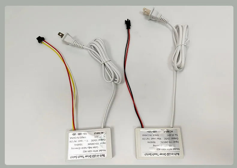 Salon Smart Mirror Light Sensor Switch Set 12V LED Light Bathroom Mirror Touch Switch Dimmer