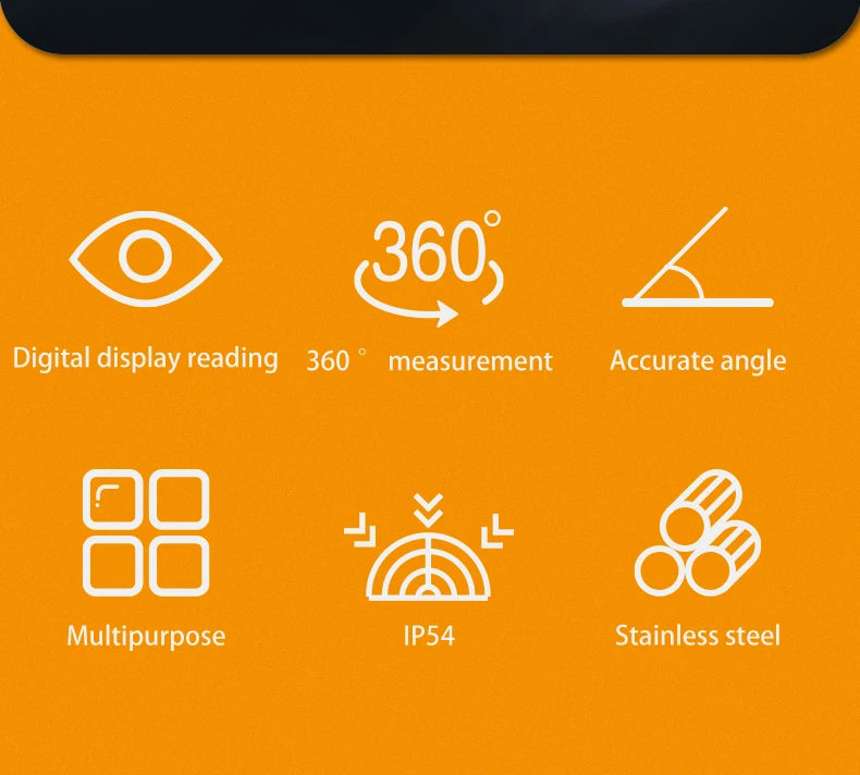 Multi functional digital angle ruler-High precision universal level and multi-purpose electronic measuring ruler