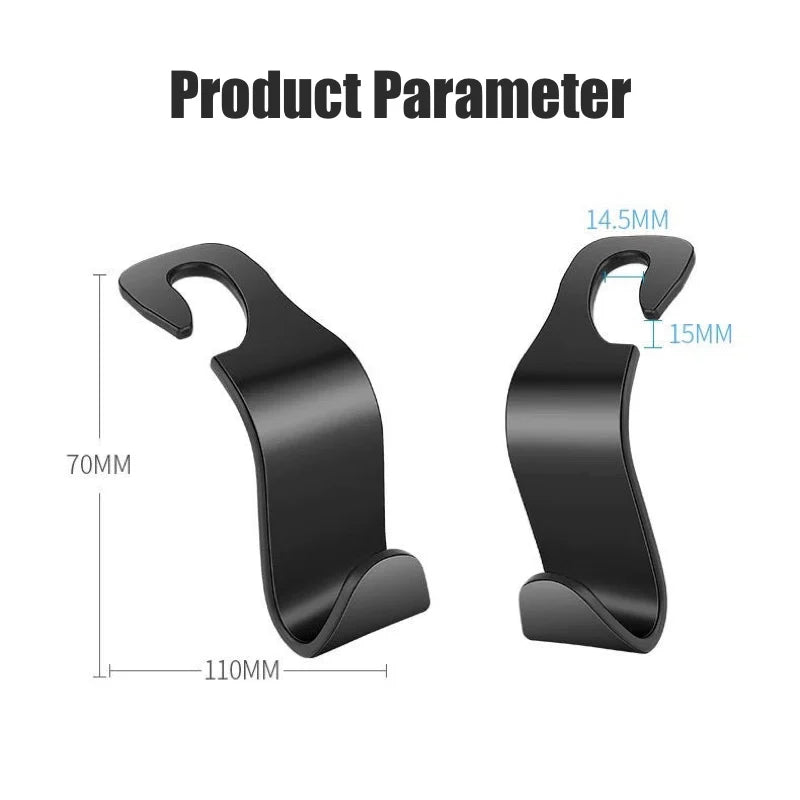 Car headrest hooks Multi-functional seat hooks Car storage equipment Car interior accessories