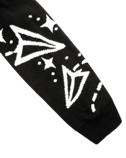 Oversized Sweaters Men Women Harajuku Anime Girl Graffiti Vintage Knitted Sweater lo-fi Winter Unisex Cotton Pullover Streetwear