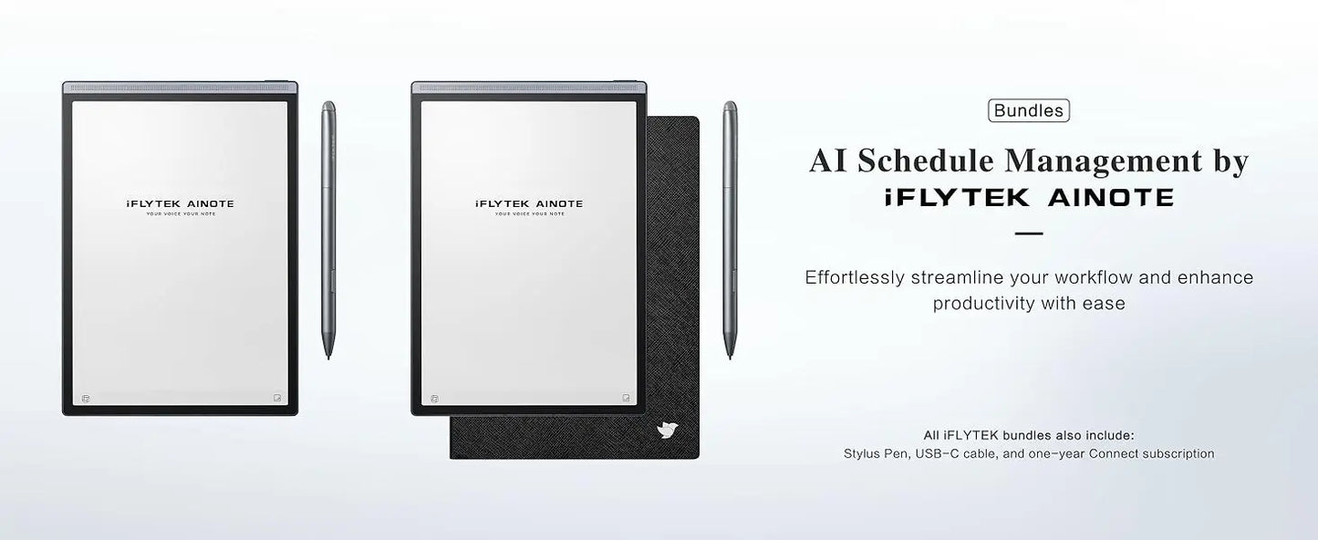 iFLYTEK AINOTE Air 2 E Ink Tablet for Paper Tablet 8.2" Note Taking E Paper Tablet for Adults Premium